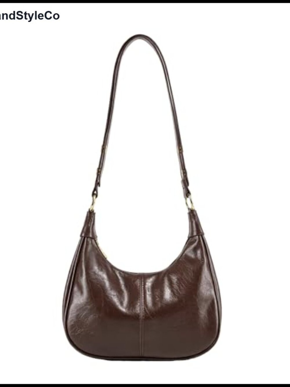 Small Hobo Bag Women Crescent Shoulder Purse Soft Faux Leather Crossbody Handbag